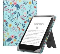 HGWALP Funda Universal para 6" Paperwhite eReaders, Funda Folio Soporte con Correa Compatible con Paperwhite/Kobo/Tolino/Pocketook/Sony 6 Pulgadas E-Book Reader-Spring Bloom
