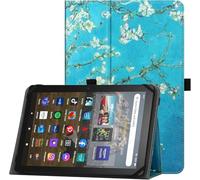 HGWALP Funda Universal para Tableta de 9" -11" Pulgadas, Funda Protectora Universal para Tableta de 9",9.7",10.1",10.2",10.5",10.9",11", con Correa de Mano y función de Soporte-Flor de Albaricoque