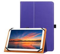 HGWALP Funda Universal para Tableta de 9" -11" Pulgadas, Funda Protectora Universal para Tableta de 9",9.7",10.1",10.2",10.5",10.9",11", con Correa de Mano y función de Soporte-Púrpura