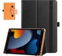 HGWALP Funda Universal para Tableta de 9" -11" Pulgadas, Funda Protectora Universal para Tableta de 9",9.7",10.1",10.2",10.5",10.9",11", con Correa de Mano y función de Soporte-Negro