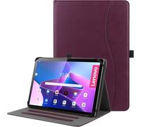 HGWALP Funda Universal para Tableta de 9",9.7",10.1",10.2",10.5",10.9",11" Pulgadas, Funda Protectora Universal para Tableta de 9”10,1" 10.5" 11", con Correa de Mano y función de Soporte-Morado