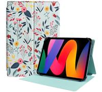 HGWALP Ultra Universal Funda de Tableta de 9 "- 11" Pulgadas, Protectora Funda para tabletas de 9" 9.7" 10.1" 10.5 "11", con Múltiples ángulos de visión y diseño de Agujeros de cámara,Spring Bloom