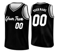 HGWOPGASD Camiseta de Baloncesto Personalizada Camiseta de Baloncesto Personalizable para Hombre Camiseta de Baloncesto Personalizada con Nombre Números para niños Mujeres Jóvenes A35