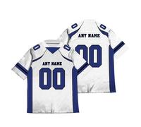 HGWOPGASD Camisetas de Rugby Personalizadas con Nombre, número y Logotipo Camisetas Personalizadas para Adultos, niños A13