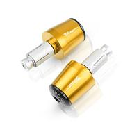 HGYCDNJF Motocicleta para TENERE700 TENERE 700 2019-2020 Accesorios De Motocicleta 7/8 "22mm Perilla De Manillar Agarre Tapa De Barra Enchufe Final Extremo del Mango(Gold)