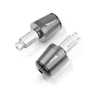 HGYCDNJF Motocicleta para TENERE700 TENERE 700 2019-2020 Accesorios De Motocicleta 7/8 "22mm Perilla De Manillar Agarre Tapa De Barra Enchufe Final Extremo del Mango(Grey)