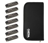 HH 2248 CASCHA Master Edition - Set de armónica con funda, diatónica, 7 tonos: C - D - E - F - G - A - Bb