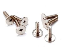 HH FASTENERS M2,5 x 8 mm Tornillos de máquina de Cabeza de oblea, portátil Tornillos, Cabeza de diámetro. 5 mm, métricas, Mano Derecha