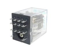 HH54P 12V DC Coil Purpose Power Relay 14 Pin 4PDT Industrial Electrical Relays