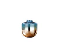 Hhaoran-9868 Jarrón Strongwell creativo con arreglo floral de cristal, jarrón hidropónico para sala de estar, jarrones minimalistas degradados, artesanías adecuadas para comedor y sala de estar