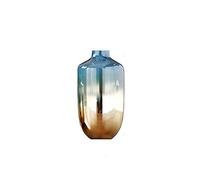 Hhaoran-9868 Jarrón Strongwell creativo con arreglo floral de cristal, jarrón hidropónico para sala de estar, jarrones minimalistas degradados, artesanías adecuadas para comedor y sala de estar