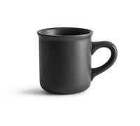 Hhaoran-9868 Juego de tazas de café capuchino de 300 ml, taza de café de cerámica simple, taza de agua de cerámica, taza de té, taza de café (negro)