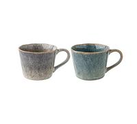 Hhaoran-9868 Juego de tazas de café capuchino de 350 ml, dos tazas de café pequeñas defectuosas de gran capacidad, un par de tazas de desayuno domésticas