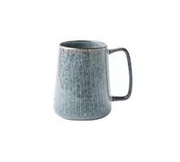 Hhaoran-9868 Juego de tazas de café capuchino de 650 ml, taza de café de cerámica de grano vertical retro para el hogar, personalidad, taza de gran capacidad, taza de té creativa para oficina, taza de