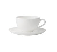 Hhaoran-9868 Juego de tazas de café de capuchino, taza de café blanca simple, exquisita taza de café de porcelana china, taza de té de la tarde