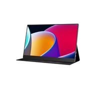 Hhaoran-9868 Monitor para portátil Monitor portátil con resolución Full HD de 1080P y 60 Hz for Juegos Oficina Pantalla Externa Audiovisual Monitor de Viaje