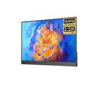 Hhaoran-9868 Monitor para portátil Monitor portátil IPS de 17,3 Pulgadas, 144 Hz, 2,5 K, con expansión Externa, 100% SRGB, 300 nits Monitor de Viaje