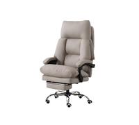 Hhaoran-9868 Silla para Juegos de computadora Silla de Oficina ergonómica con Piel con Forma de Pata de Gato, reclinable y cómoda for el Jefe, Uso doméstico, Sentado Durante Largos periodos.
