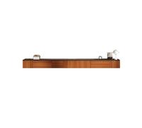 Hhaoran-9868 Soporte Flotante para TV Mueble Flotante for TV, Mueble Flotante, Consola Multimedia for Sala de Estar Consola Multimedia montada en la Pared(Brown Black,200x24x20cm)