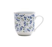 Hhaoran-9868 Tazas de 300 ml para el hogar, taza de leche, taza de café de oficina, taza de café pintada a mano, color bajo esmalte, taza de café