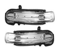 HHAWYY Izquierdo Derecho Indicador de Espejo Retrovisor para Mercedes-Benz W203 C-Class, Reemplazo de Luces Intermitentes, Incluyendo Lentes de Bombilla, 2038200121 2038201521,left-2004-2007