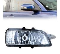 HHAWYY Izquierdo Derecho Indicador de Espejo Retrovisor para Volvo S40 S60 S80 C30 C70 V40 V50 V70, Reemplazo de Luces Intermitentes, Incluyendo Lentes de Bombilla, 31111090 31402415
