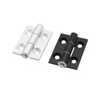 HHB18I 5 unids/Lote bisagra de aleación de Zinc for 2020 3030 4040 4545 5050 Accesorio de Impresora 3D de extrusión de Perfil de Aluminio(5050-Black)