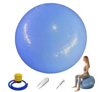 HhBdy Fitball, Pelota de Pilates 55 cm Pelota Embarazada con Bomba de Aire | Pelota Pilates Antideslizante, Yoga Ball Antiexplosión Fitball Embarazo para Fisioterapia Postura Moldeo Corporal Equilibrio