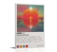 HHBOK Loom by Imagine DragonsWall Art Poster impermeable para sala de estar, dormitorio, oficina, lienzo moderno, impresión para decoración del hogar, regalo, creatividad, telar de Imagine Dragons24 x