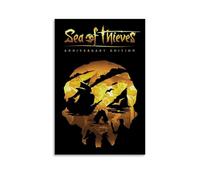 HHBOK Sea of Thieves- Póster de pared impermeable para sala de estar, dormitorio, oficina, moderno, impresión en lienzo, decoración del hogar, regalo, creatividad, mar de ladrones, 40 x 60 cm