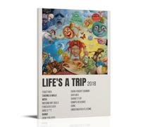 HHBOK Trippie Redd Life's A TripWall - Póster artístico impermeable para sala de estar, dormitorio, oficina, moderno, impresión en lienzo, decoración del hogar, regalo, creatividad, Trippie Redd