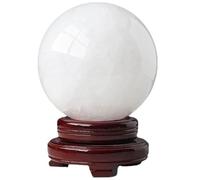 HHCTEBEC Bola De Cristal, Bola De Vidrio Transparente Bola De Lente con Soporte para Decoración, Meditación, Fotografía La Casa per Decorazioni Natalizie, Collezioni, Pietre Preziose,170mm