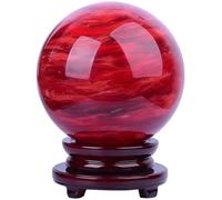 HHCTEBEC Bola De Cristal Curativa Bolas De Cristal Decorativas De Esfera De Vidrio Curativa Hecho De Cristal Diseño Artístico Adecuado para Decoración del Hogar Y Oficina,120mm