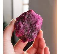 HHCTEBEC Piedras Preciosas Naturales De CorindóN Rojo En Bruto Y Rubí Mineral, Piedras Curativas, Fuente De Chakras, DecoracióN del Hogar, JardíN, Yoga, MeditacióN, Bricolaje.,200~300g