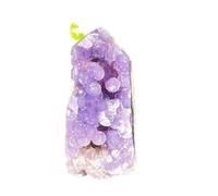 HHCTEBEC Prisma de Cristal de ágata de UVA Natural, Cristal curativo Irregular, Piedras Preciosas de meditación, Terapia de Chakras Reiki, Regalo para Principiantes, decoración del hogar