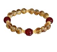 HHCTEBEC Pulseras de Cuentas de Amistad con semigemas auténticas, Pulsera de Cristal curativo, Chakras para Mujeres, Cristales y Piedras Preciosas, Pulseras curativas elásticas, Cuentas,8mm