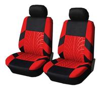 HHCVLUZI Asientos Fundas Asientos Coche Delantero,para Renault Megane 2003-2008 Impermeables Juegos De Cubreasientos Interior Accesorios De Coche (2 Piezas),Red