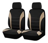 HHCVLUZI Coche Fundas Asientos, para BYD Seal U DM-i 2024 2025(Audio on The Right) Cómodo Transpirable Protector Asientos Delanteros Automóvil Protector Coche Asiento Accesorios,Beige