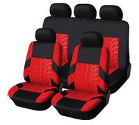 HHCVLUZI Coche Fundas Asientos para Mitsubishi Montero 1995-2006,Protectores De Asientos Cómodos Coche Juegos De Cubreasientos Delanteros Y Traseros Accesorio,C/Red