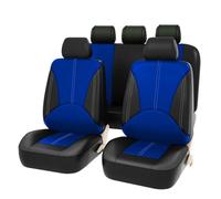 HHCVLUZI Coche Juegos Cubreasientos para Opel Corsa F/Corsa-e MJ22/Corsa Edition/GS Line 2019-2023,Delanteros Y Traseros Fundas Asientos Coche Respirable Cómodo Fundas Asientos Accesorios, Blue