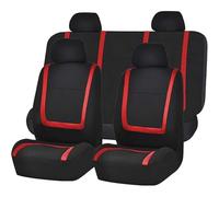 HHCVLUZI Fundas De Asiento De Coche para Nissan Micra K12 2003 2004 2005 2006 2007 2008-2024,9Pcs Universales para Delanteros Y Traseros Coche Fundas De Asientos Protection Accesorio, Red