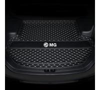 HHD_ABC Coche Estera Maletero para MG ZS 2017-2024,Cuero Alfombrillas Maletero,Coche Cuero Alfombrillas Maletero,Estera del Maletero Coche,Protector Cubre Maletero,Black Beige