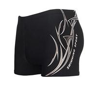 HHD® Bañador para Hombre, de Buena Elasticidad, Bordado Trunks Boxers Slip de baño con Parte Delantera para Playa, Deporte, natación, Buceo