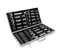 HHEMSTD Juego de 22 llaves de carraca, 6-32 mm, juego de llaves combinadas, llaves combinadas, herramientas articuladas, juego de llaves de carraca