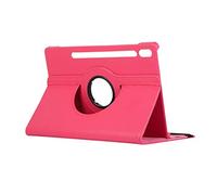 HHF Tab Accesorios, carcasa de PC + funda de soporte de textura de lichi, funda de piel sintética giratoria de 360° compatible con Lenovo Tab Xiaoxin Pro de 12.6 pulgadas (Q706F) (rosa)