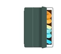 HHF Tab Accessories, carcasa suave magnética de color sólido triple, funda protectora de piel compatible con Huawei Mate Pro de 11 pulgadas 2022 (verde oscuro)
