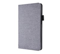 HHF Tab Accessories, funda protectora de tela con textura de tela con ranura para tarjetas, carcasa suave de TPU de panal compatible con Lenovo Xiaoxin Pad Pro de 12.7 pulgadas P12 2025 (gris)