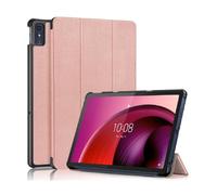 HHF Tab Accessories, funda rígida de policarbonato, soporte magnético de triple pliegue compatible con Lenovo Legion Y700 3ª generación 2025 (oro rosa)