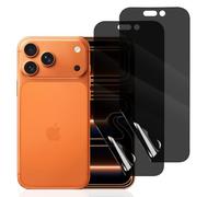 Hhfcryst 2 Piezas Protector Hydrogel Anti-Espía para iPhone 17 Pro Max, Película de Privacidad en TPU Flexible, Auto-Reparación, Sin Burbujas, Cobertura Completa Borde a Borde