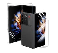 Hhfcryst Film Hydrogel de Protection pour ZTE Nubia Fold, 2+2 Pièces TPU protections d'écran HD Transparent Souple(Verre non trempé)